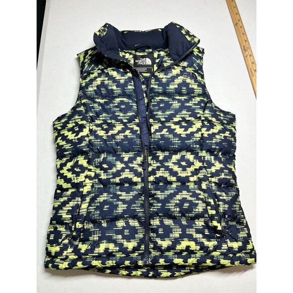 The North Face Jackets & Blazers - The North Face Nuptse Cosmic Blue 700 Fill Down Puffer Vest Womens Sz S